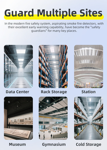 Dễ dàng sử dụng màn hình cảm ứng hút khói cho hệ thống phát hiện khói Sớm An toàn cháy nổ - Product Image 6