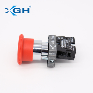 B2 Testa di Serie di Diametro 40 MILLIMETRI di Spinta di Blocco Rotazione di Uscita Di Arresto di Emergenza Push Button Switch - Product Image 4