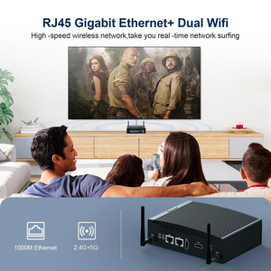 Lüfterloser Minicomputer 12. Generation Prozessor Core i5 1235u i3 1215u DDR5 RAM 8xUSB für zuhause büro schule Unterstützung VESA-Halterung - Product Image 5