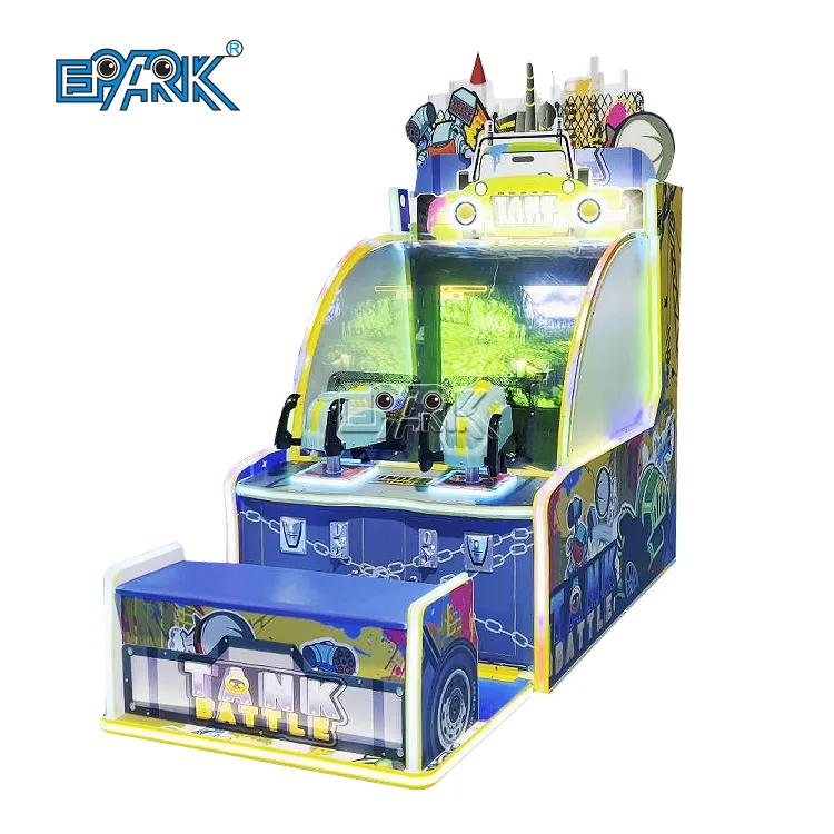 Kids Indoor Amusement Centre 2 giocatori biglietti di riscatto a gettoni Arcade Game Ball Shooting Machine