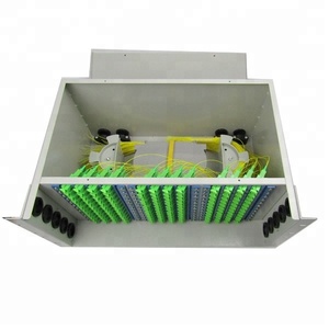 FTTH光纤12 24 48 72 96 144芯SC/APC接线盒接线板144芯机架安装ODF - Product Image 5