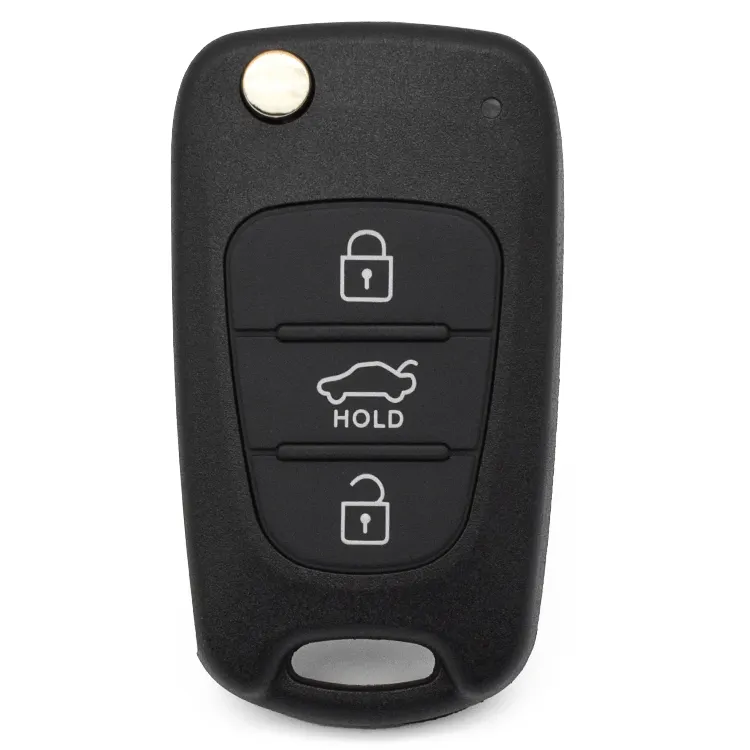 Reemplace la carcasa de la llave del coche carcasa del mando a distancia para h-yundai I20 I30 IX35 I35 para k-ia K2 K5 llave de Control remoto con tapa automática 3 botones