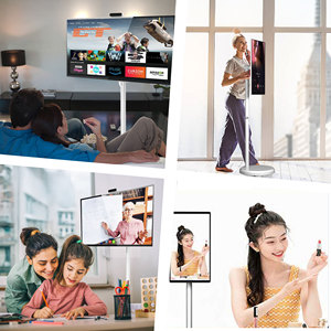 Fabrika doğrudan 32 inç 4K LED taşınabilir akıllı Wifi Android TV <span class=keywords><strong>8</strong></span> + 128gb kapalı ofis ev <span class=keywords><strong>IPTV</strong></span> uzaktan kumanda depo stok KSA