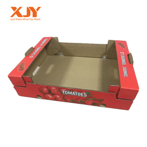 XJY กล่องผลไม้กล่องจัดส่งแอปเปิ้ลบรรจุภัณฑ์กล่องกระดาษแข็งสําหรับผักและผลไม้ - Product Image 1