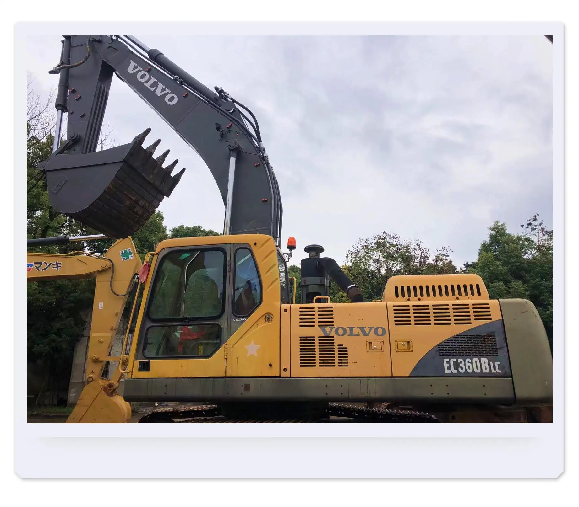 最も推奨されるVOLVOEC360B中古クローラー油圧ショベル高掘削電力建設重機