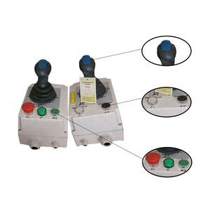 Gru a torre della fabbrica della Cina 5 velocità di sollevamento girevole controllo dell'operatore del sistema di controllo del Joystick F023B - Product Image 6