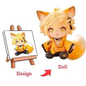 Özel Anime peluş oyuncaklar karikatür karakter maskot bebek yaratıcı kurumsal görüntü tasarım dolması hayvan Stofftier iş Plushies - Product Image 5