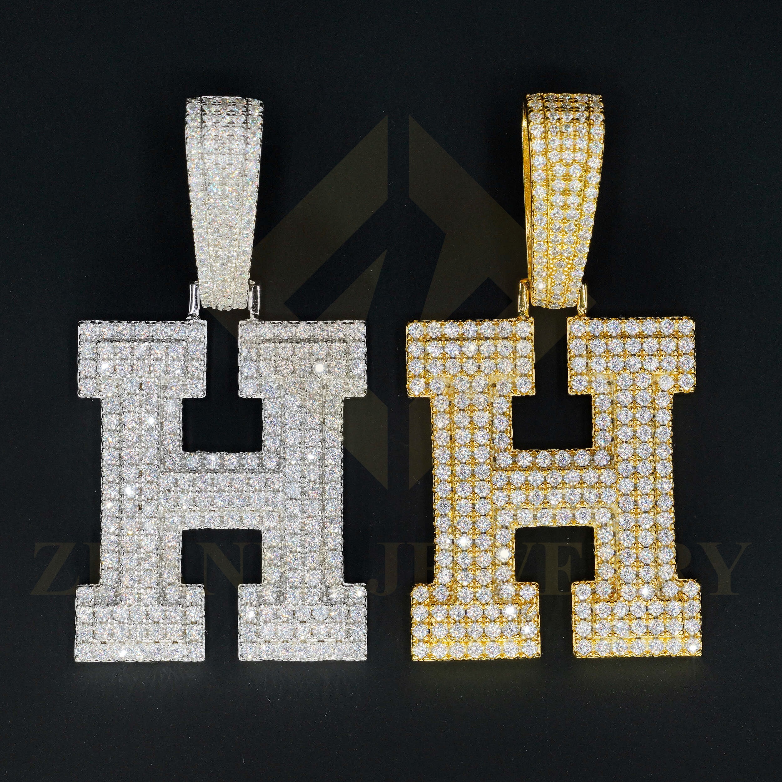 Letter H (Please remark the silver or yellow )