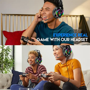 Auriculares ergonómicos RGB para juegos, campo de sonido 3D y programa de pedidos a granel para tiendas de electrónica - Product Image 6