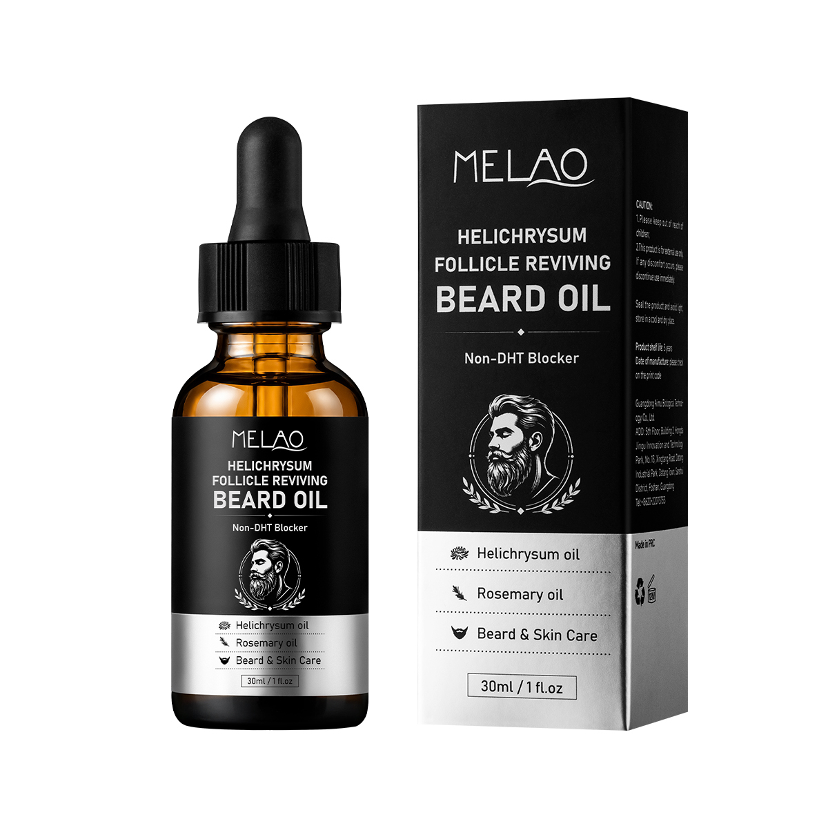 Olio per Barba Rigenerante ai Follicoli di Elicriso