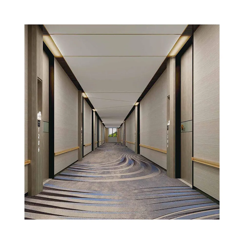 Teppich individuell Wand zu Wand für 5 Sterne Hotel Flur Nylonwolle Teppiche Luxus-Axminster-Lappen