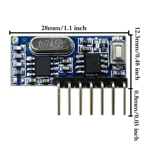 Eceiver y ranurador sin cables, 1527 para rduino 433 IY lectronic