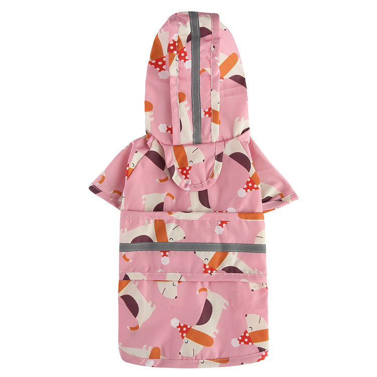 red hood dog pink