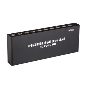 VCOM 2 In 8 Out HDMI Splitter Switch Carcasa de metal de alta calidad Interruptor HDMI multifunción para Proyectos - Product Image 1