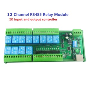 Módulo de interruptor de relé 2 en 1 12 DIO Ethernet/RS485 Modbus RTU TCP/IP controlador de red placa de expansión PLC - Product Image 3
