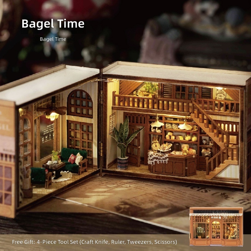 Lampe LED pour bagel