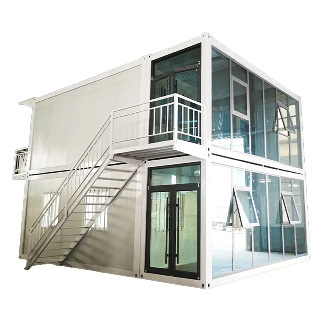 Rumah kontainer rumah Prefab rumah lipat harga rendah Modular kantor lipat kualitas tinggi