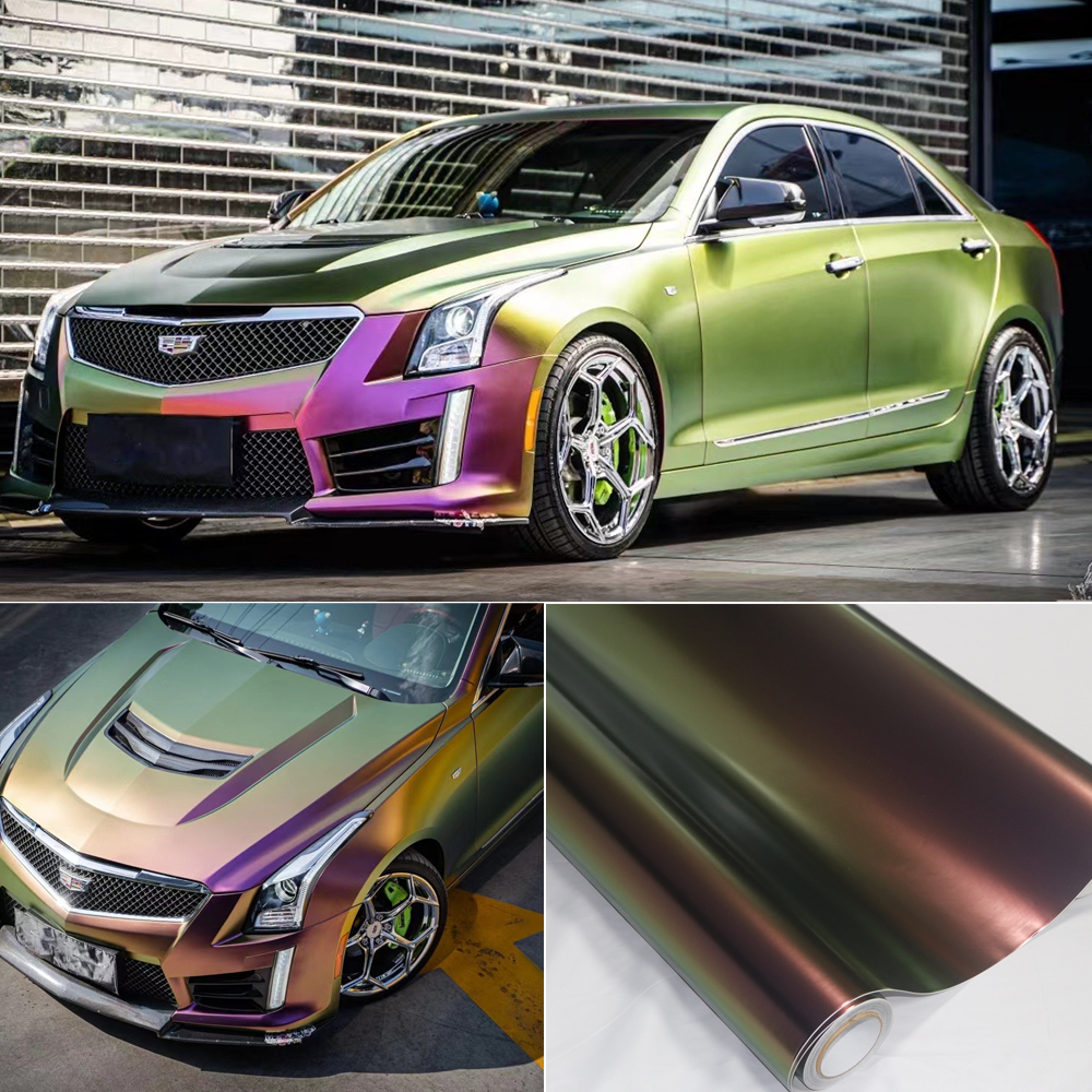 Chameleon matte purple green