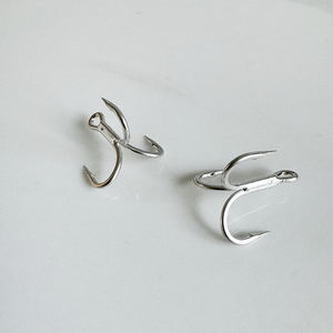 Thép Carbon cao Treble Móc Câu Cá 6/0 #-10/0 # Thép gai gai móc cho cá hồi và cá hồng 10 cái/túi cho hồ câu cá - Product Image 4