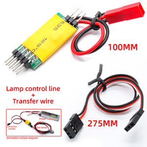 RCレシーバーライトスイッチオン/オフ制御電子スイッチCH3TransferワイヤーモデルRCカーライト用独立電源 - Product Image 5