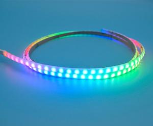 DC5V ไฟ LED 60/100/160LEDs/M Ws2812b IC อัจฉริยะแยกที่อยู่ได้บางพิเศษ5มม. สาย LED แบบ rgbic SPI 3Pin ดิจิทัล - Product Image 1