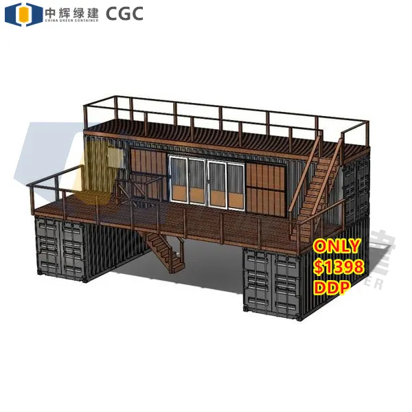 CGCH-contenedor modular para casas prefabricadas, paquete plano de lujo movible para oficina, casa en venta, 40 pies, precio bajo, Tailandia