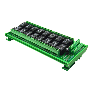 Módulo de relé de control de 16 canales, placa amplificadora de salida de alta potencia, PLC, con optoacoplador, 3,3 v-5vdc, 12v-24vdc, 30A - Product Image 3