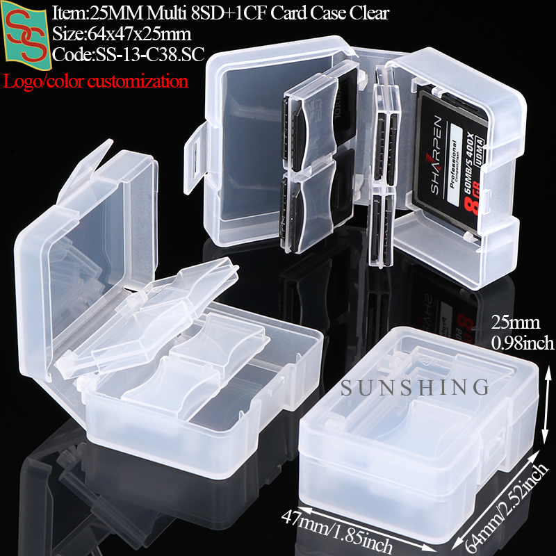 Étui pour cartes C38 1CF+8SD