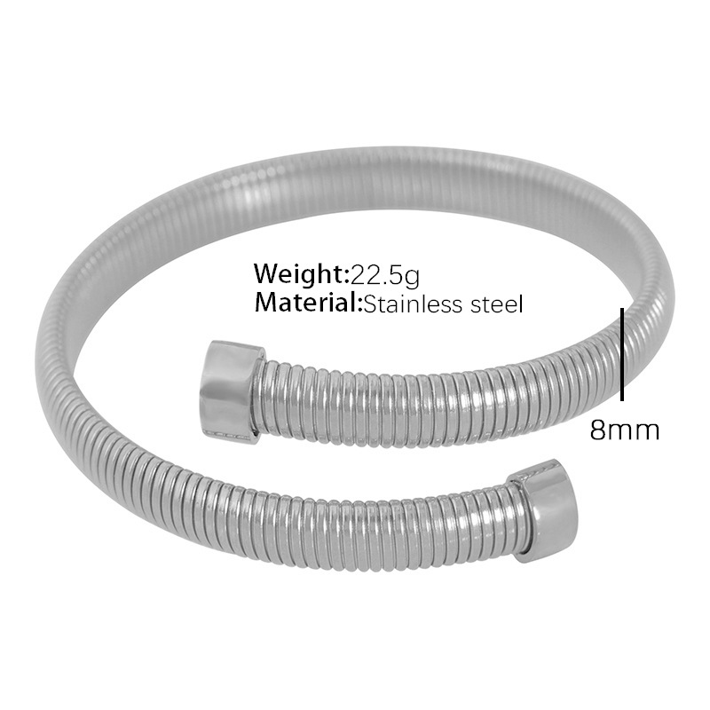 SZ43 Couleur acier Largeur 8 mm