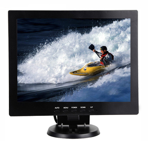 Monitor de pantalla cuadrada de tamaño pequeño para ordenador, pantalla cuadrada de 10 pulgadas, monitor de ordenador de escritorio con AV, VGA, HDMI, BNC, USB - Product Image 1