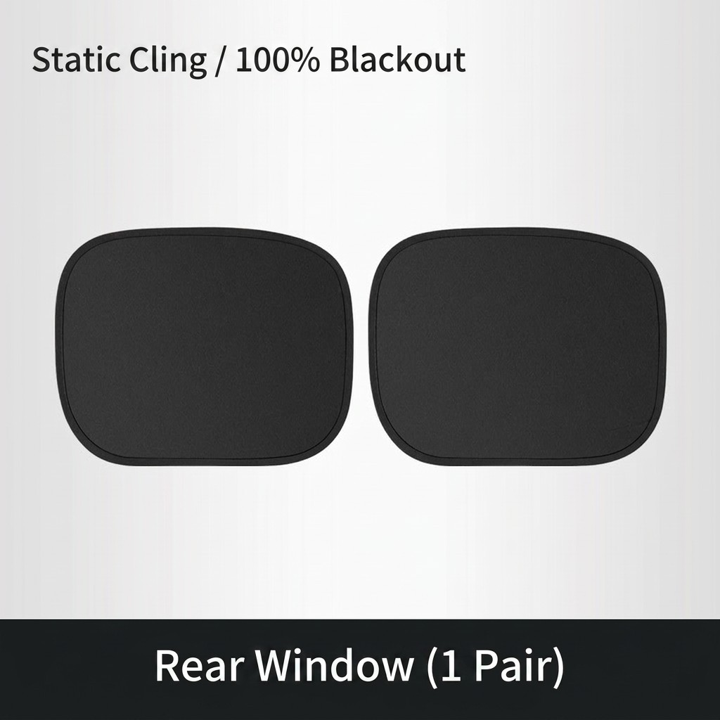 Black/Rear window(1Pair)
