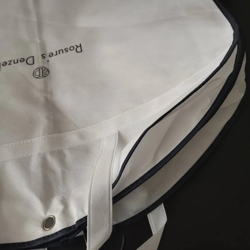 新製品ハンギングピンクPeジャケットドレスカスタムガウンガーメントバッグラグジュアリー