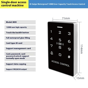 DFD 125Khz 13.56Mhz Rfid Card Smart Lock sistema di controllo accessi porta Standalone tastiera RFID impermeabile opzionale - Product Image 6