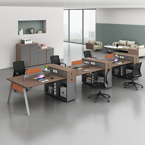 All'ingrosso personalizzazione Mdf mobili da ufficio Design moderno scrivania da ufficio tavolo semplice postazione di lavoro - Product Image 2