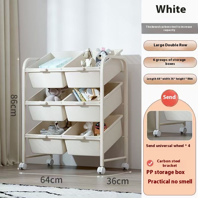 Blanc crème (double rangée 3 couche 6 boîte)