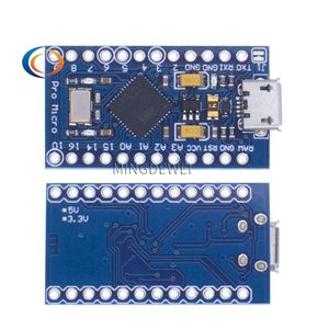 Pro Micro ATmega32U4 5V 16MHz sostituire ATmega328 per Arduinos Pro Mini con 2 fila Pin intestazione per Leonardos Mini interfaccia Usb