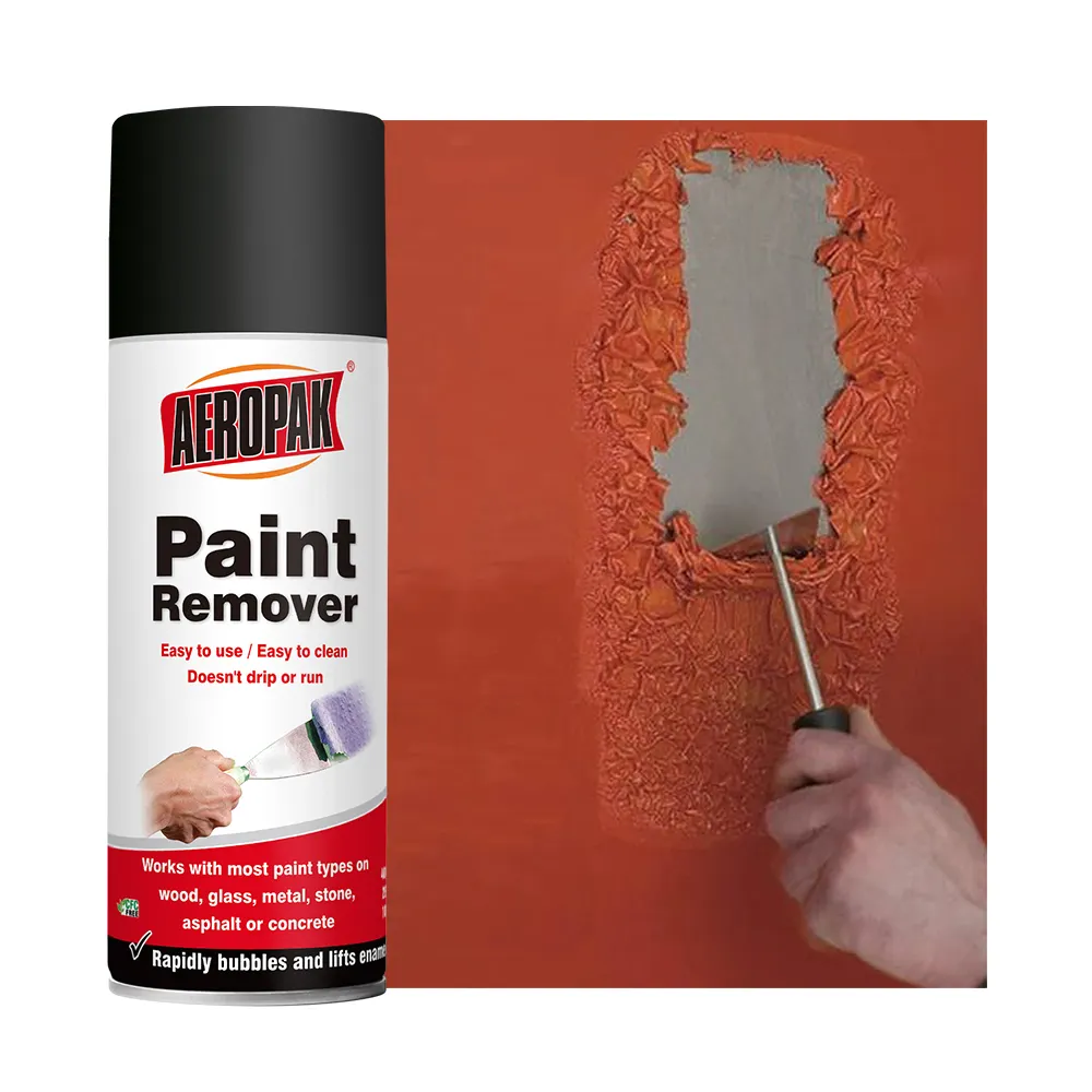 AEROPAK Força Profissional Pintura Verniz Stripper Removedor de Pintura Spray Seguro para Madeira Metal Betão Todo o Tipo de Tintas