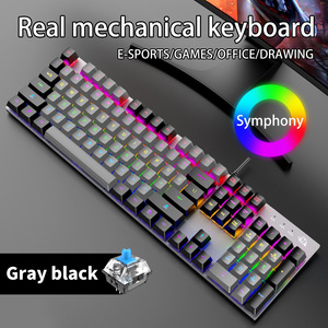 Free Wolf K1 Mechanical <strong>Keyboard</strong> Game Punk Color-Blocking <strong>Customized</strong> <strong>Computer</strong> Mechanical <strong>Keyboard</strong> Hit - Product Image 6