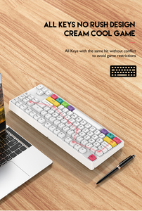 87 tasti NK100 di alluminio della tastiera tastiera wired RGB DYE sub PBT copritasti Tipo c porta personalizzato tastiera meccanica - Product Image 3