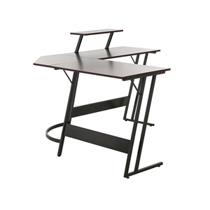 带监视器搁板的l形电脑转角游戏桌电脑桌 - Product Image 4