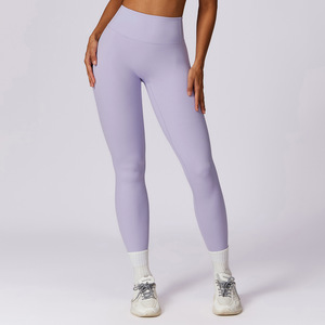 ヨガスポーツパンツハイウエストジムレギンス女性用,バターソフトワークアウト女性用カスタムロゴランニング