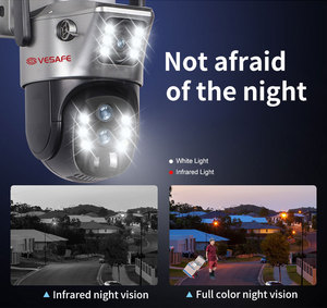 Vesafe Outdoor 4G <span class=keywords><strong>Cctv</strong></span> Schijnwerpers De Surveillance Ptz Draadloze Nachtzicht Drie Lens 12mp 6K Zonnepaneel Beveiligingscamera - Product Image 6