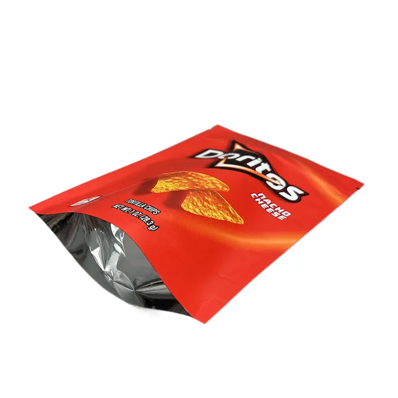 Ontwerp Lage Prijs Snoep Chips Zak Aluminiumfolie Binnen Mylar Zakken Met Ritssluiting Voor Snoep Snack