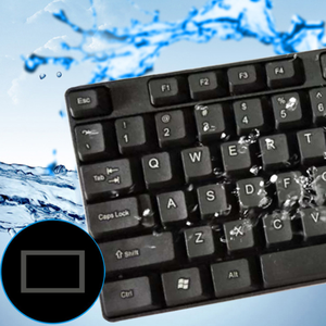 Teclado de ordenador de Chocolate, silencioso, impermeable, con cable, USB estándar, para escritura de ordenador de oficina - Product Image 6