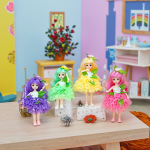 21-Joint 3D Eyes Soft <strong>Toy</strong> Doll Set 30cm 12-Inch Collectible Model with Clothes Comb &amp; Bag 2 Mixed Styles Display Window Box - Product Image 4