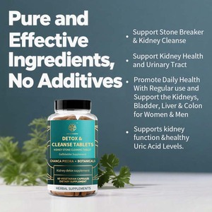 OEM Tablet pembersih batu ginjal mendukung kesehatan sehari-hari dengan penggunaan teratur suplemen detoks kantung ginjal hati & usus besar - Product Image 4