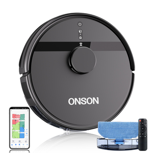 ONSON Powerful Suction <strong>Laser</strong> Smart Wet and Dry Sweeping Robot With Mop Vacuum Cleaner