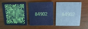 Etiqueta tejida de código QR variable resistente al desgaste suave reconocible personalizable una etiqueta un código utilizado para el almacenamiento del producto - Product Image 6