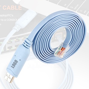 USB 2.0กับ Rj45คอนโซลแบบอนุกรมสาย1.8เมตรสำหรับเราเตอร์สวิตช์เปิดตัวผลิตในประเทศจีน USB เป็น Rj45คอนโซลเคเบิล6Ft FTDI - Product Image 1