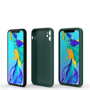 TPU renk yumuşak silikon darbeye kapak iPhone 17 için hava 16 15 14 Pro Max cep telefonu kılıfı Samsung S22 S21 S20 Xiaomi